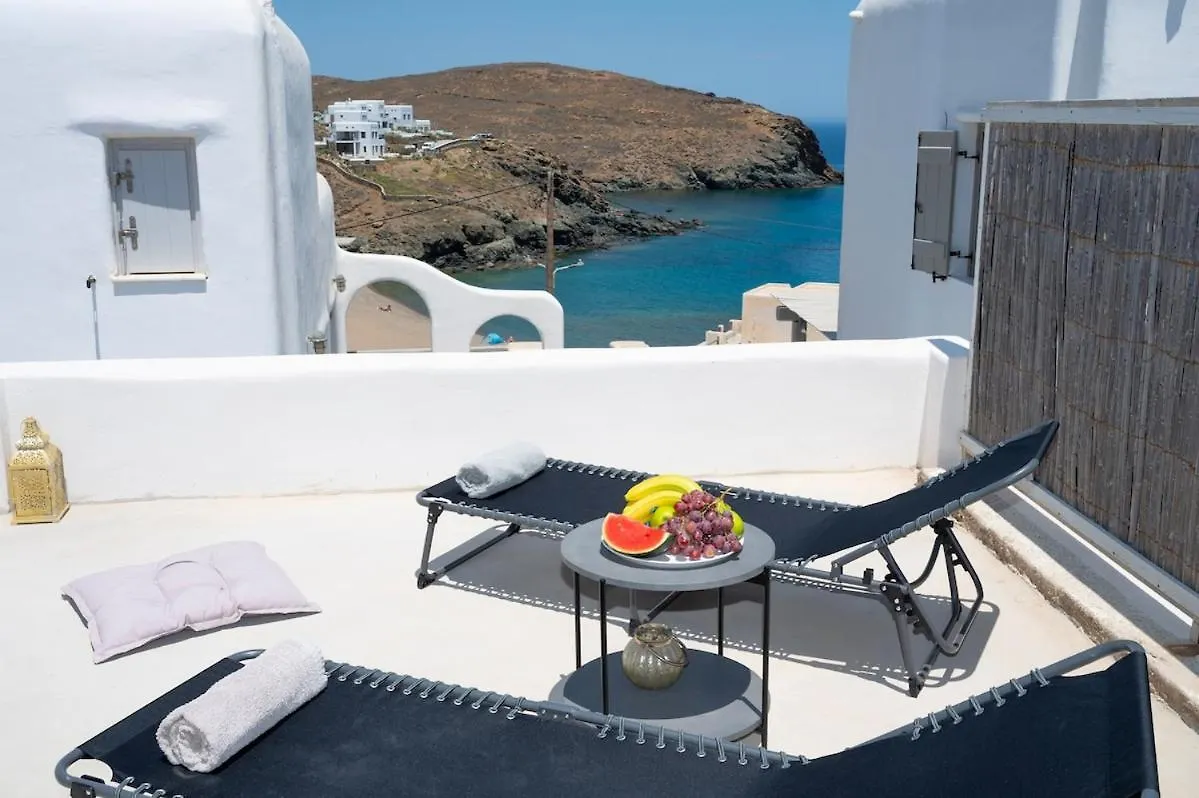 Διαμέρισμα Superior 3 Beachfront Suite Hot Tub And Seaview Πάνορμος Μυκόνου